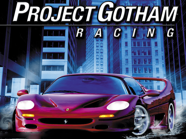 Project Gotham Racing title screen for Xbox
